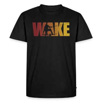 Cool wakeboarding sports nautiques cadeau - T-shirt Premium bio Homme - noir - Devant - Nico (187cm)