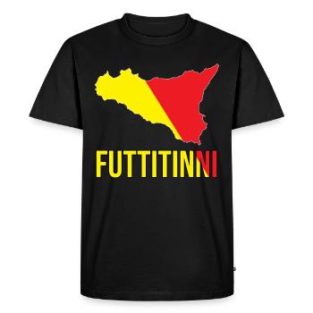 FUTTITINNI Sicile Sicile Italie Italien Regalo Mag - T-shirt Premium bio Homme - noir - Devant - Nico (187cm)