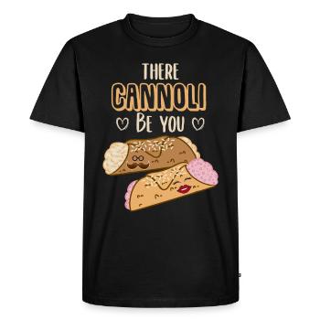 There cannoli be you - T-shirt Premium bio Homme - noir - Devant - Nico (187cm)