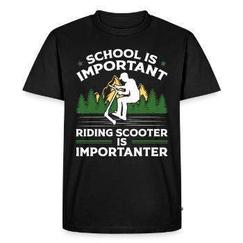 Cools Cascades Scooter Scooter Scooter cadeau - T-shirt Premium bio Homme - noir - Devant - Nico (187cm)