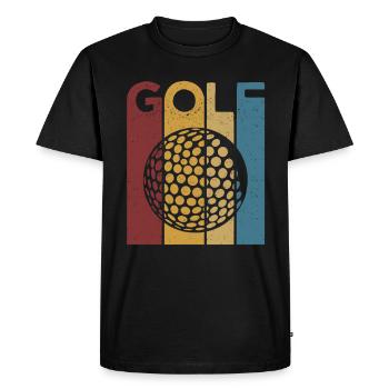 Golfers Golf Sports Funny Gifts Golf Course - Men's Premium Organic T-Shirt - black - Front - Nico (187cm)