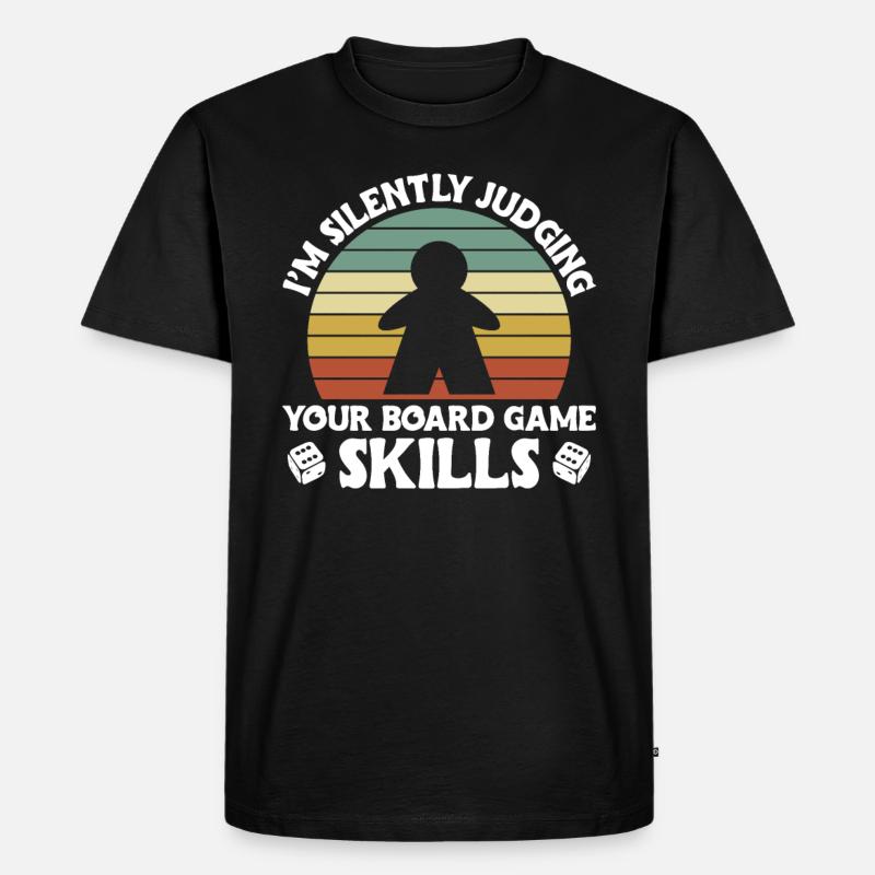 Brettspiel Nerd Geschenke Board Games - Männer Premium Bio T-Shirt - Schwarz