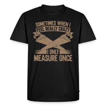Carpenter & Carpenter Carpenter Gifts - Men's Premium Organic T-Shirt - black - Front - Nico (187cm)