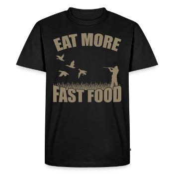 Hunter Forester Deer Hunting Game Hunting Gifts - Men's Premium Organic T-Shirt - black - Front - Nico (187cm)