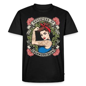 Schwenningen Cadeau aux filles de Schwenningen - T-shirt Premium bio Homme - noir - Devant - Nico (187cm)
