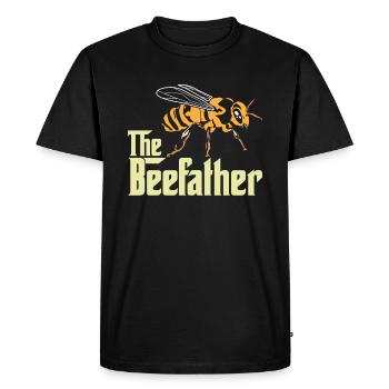 The beekeeper beekeeper beekeeper gift bee - Men's Premium Organic T-Shirt - black - Front - Nico (187cm)