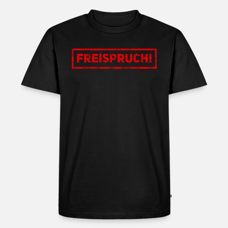 Freispruch unschuldig - Männer Premium Bio T-Shirt - Schwarz
