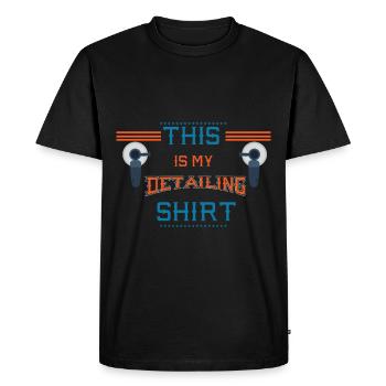 Car Detailing Car Wash Polishing Vessier - T-shirt Premium bio Homme - noir - Devant - Nico (187cm)