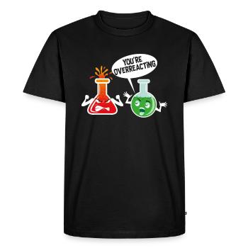Chimie chimie chimie professeur cadeau étudiant - T-shirt Premium bio Homme - noir - Devant - Nico (187cm)