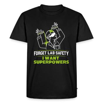 Chimie Chimiste Laboratoire Dire Un Cadeau De Laboratoire - T-shirt Premium bio Homme - noir - Devant - Nico (187cm)