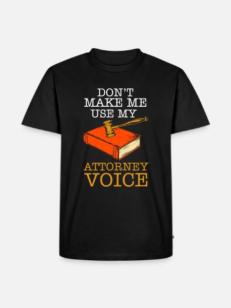 Law gavel advokat advokat advokat gave - Herre Premium økologisk T-shirt - sort