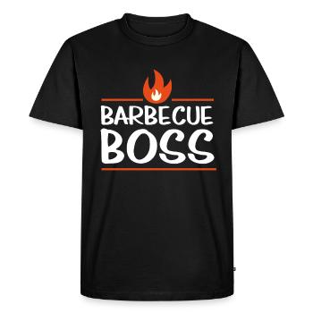 Barbecue Boss BBQ Grillen Grill - T-shirt Premium bio Homme - noir - Devant - Nico (187cm)