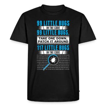 Programmeur-programmeur informaticien Nerd Geek - T-shirt Premium bio Homme - noir - Devant - Nico (187cm)