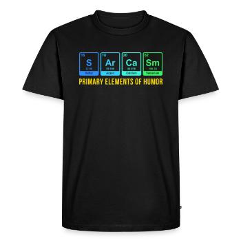 Physics Physicist Physics Teacher Teacher Science - Men's Premium Organic T-Shirt - black - Front - Nico (187cm)