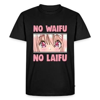 Drôle otaku anime manga gag - T-shirt Premium bio Homme - noir - Devant - Nico (187cm)