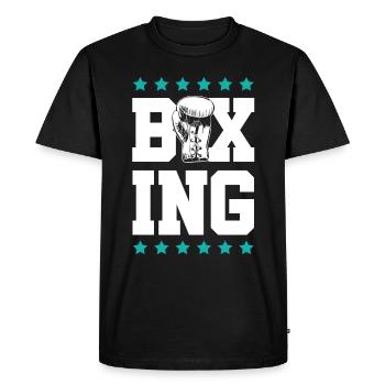 Boxing boxing boxing gloves - Men's Premium Organic T-Shirt - black - Front - Nico (187cm)
