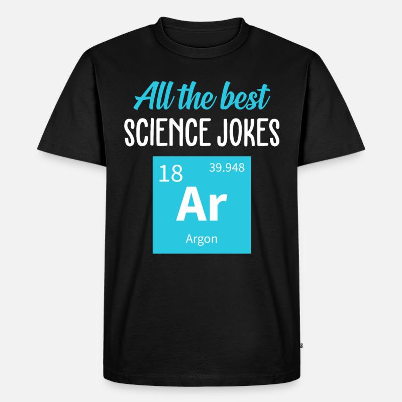 Science nerd physics - Men's Premium Organic T-Shirt - black