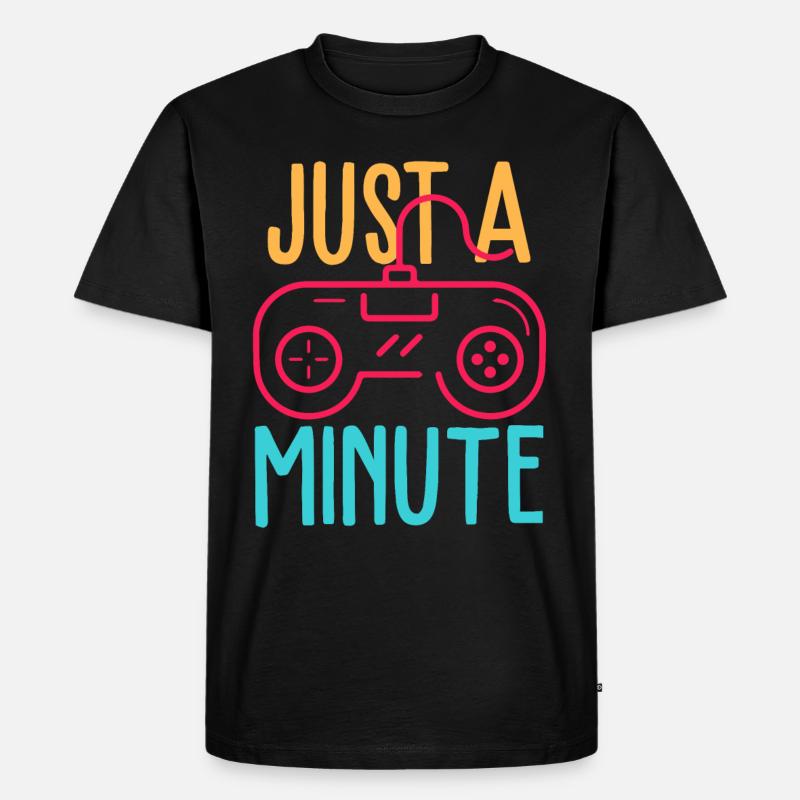 Controller Videospiele - Männer Premium Bio T-Shirt - Schwarz