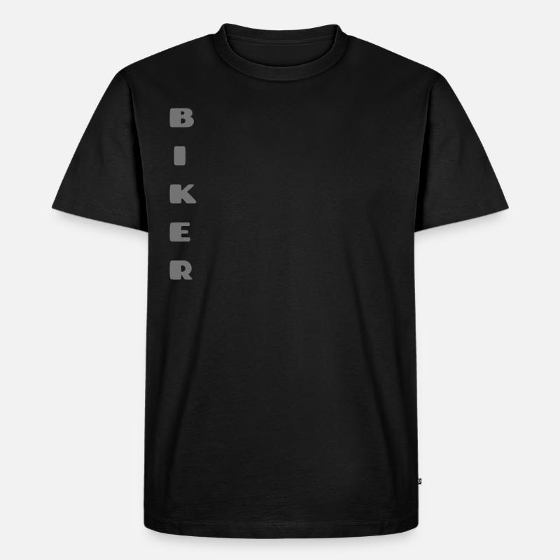 RADFAHRER - Männer Premium Bio T-Shirt - Schwarz