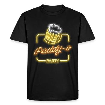 Paddy-o' Party Saint-Patrick - T-shirt Premium bio Homme - noir - Devant - Nico (187cm)