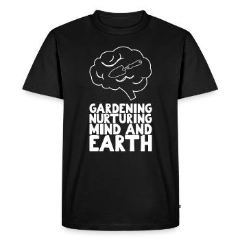 Paroles inspirantes de Gardner - T-shirt Premium bio Homme - noir - Devant - Nico (187cm)