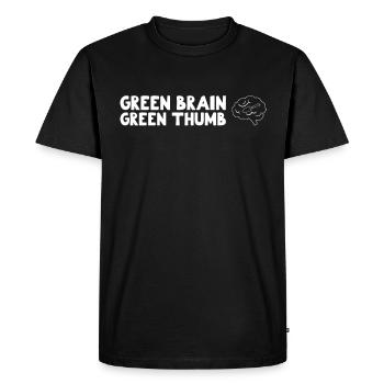 Paroles inspirantes de Gardner - T-shirt Premium bio Homme - noir - Devant - Nico (187cm)
