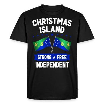Christmas Island - Men's Premium Organic T-Shirt - black - Front - Nico (187cm)