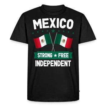 Mexique - T-shirt Premium bio Homme - noir - Devant - Nico (187cm)