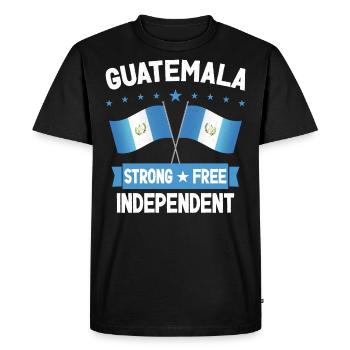Guatemala - T-shirt Premium bio Homme - noir - Devant - Nico (187cm)
