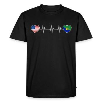 Christmas Island - Men's Premium Organic T-Shirt - black - Front - Nico (187cm)