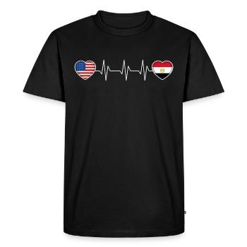 Egypt - Men's Premium Organic T-Shirt - black - Front - Nico (187cm)