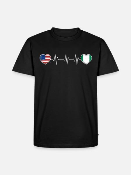 Nigeria - Men's Premium Organic T-Shirt - black