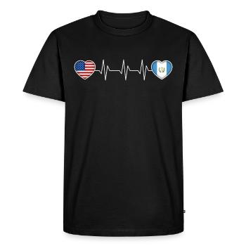 Guatemala - T-shirt Premium bio Homme - noir - Devant - Nico (187cm)