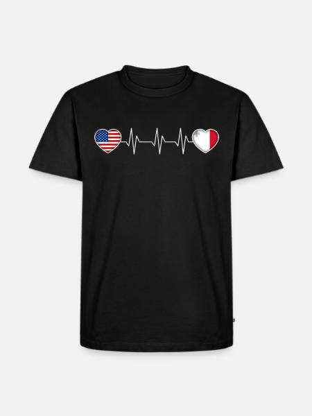 Malta - Men's Premium Organic T-Shirt - black