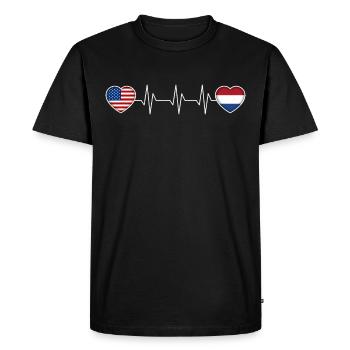 Antilles néerlandaises - T-shirt Premium bio Homme - noir - Devant - Nico (187cm)