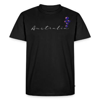 Australie - T-shirt Premium bio Homme - noir - Devant - Nico (187cm)