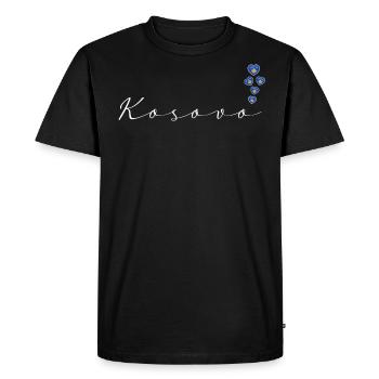 Kosovo (en anglais) - T-shirt Premium bio Homme - noir - Devant - Nico (187cm)