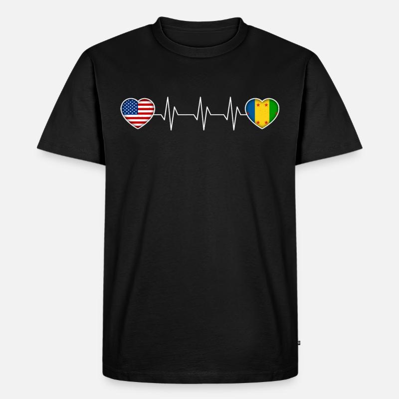 Ogoni - Männer Premium Bio T-Shirt - Schwarz