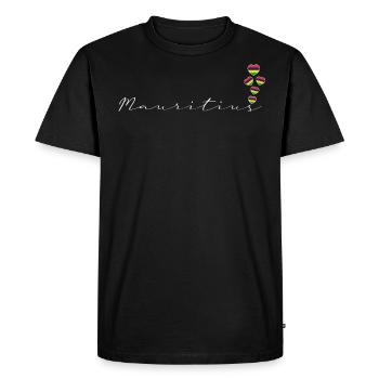 Mauritanie - T-shirt Premium bio Homme - noir - Devant - Nico (187cm)