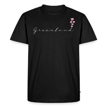 Greenland - Men's Premium Organic T-Shirt - black - Front - Nico (187cm)