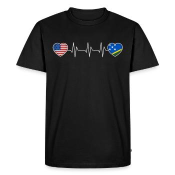 Salomon (Îles) - T-shirt Premium bio Homme - noir - Devant - Nico (187cm)