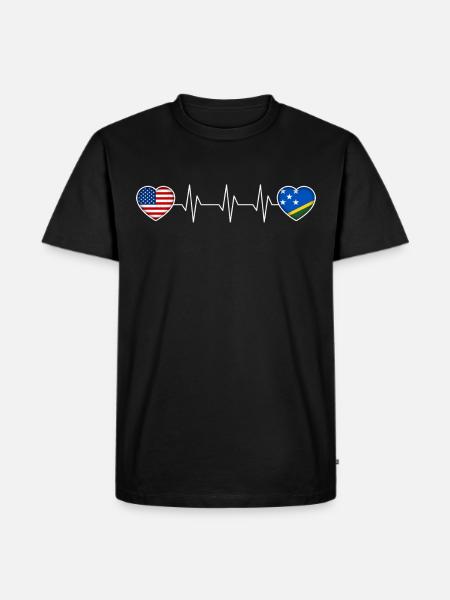 Solomon Islands - Men's Premium Organic T-Shirt - black