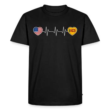 Sri Lanka - T-shirt Premium bio Homme - noir - Devant - Nico (187cm)