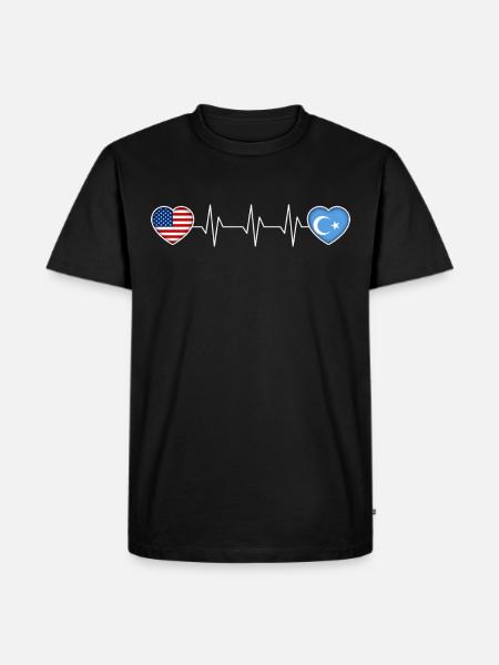 Ouïghours - T-shirt Premium bio Homme - noir