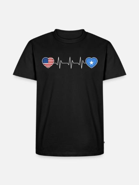 Somalia - Men's Premium Organic T-Shirt - black