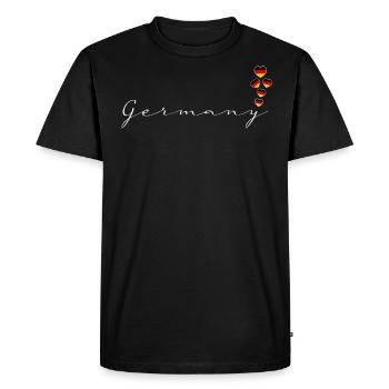 Germany - Men's Premium Organic T-Shirt - black - Front - Nico (187cm)