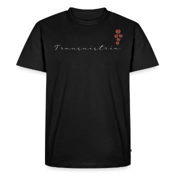 Transnistrie - T-shirt Premium bio Homme - noir - Devant - Nico (187cm)