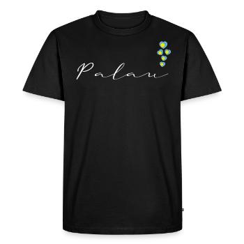 Palau - T-shirt Premium bio Homme - noir - Devant - Nico (187cm)