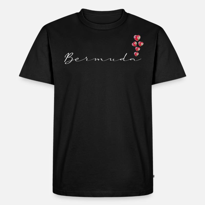 Bermuda - Männer Premium Bio T-Shirt - Schwarz
