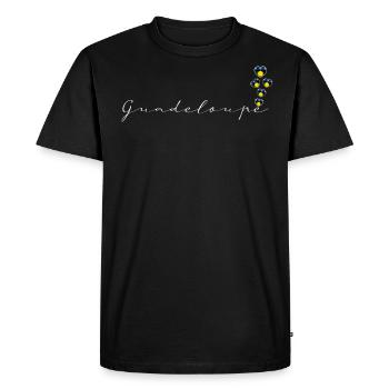Guadeloupe - T-shirt Premium bio Homme - noir - Devant - Nico (187cm)